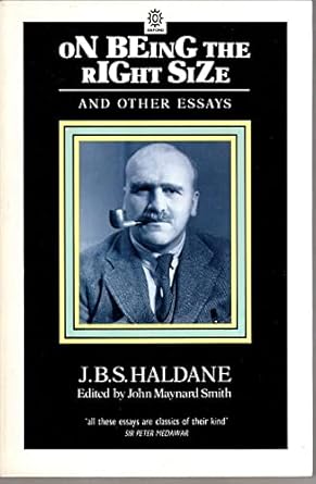 Amazon.com: On Being the Right Size and Other Essays: 9780192860453