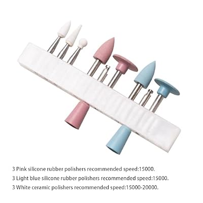 9Pcs/Set Dental Composite Polishing Kits RA0309 Used for Low Speed Contra Angle Kit (1)