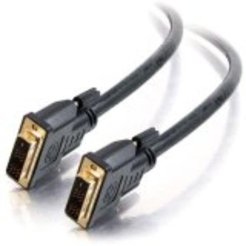 Cable DVI-D C2G Pro Series de 25 pies plenum negro de alta fidelidad para PC