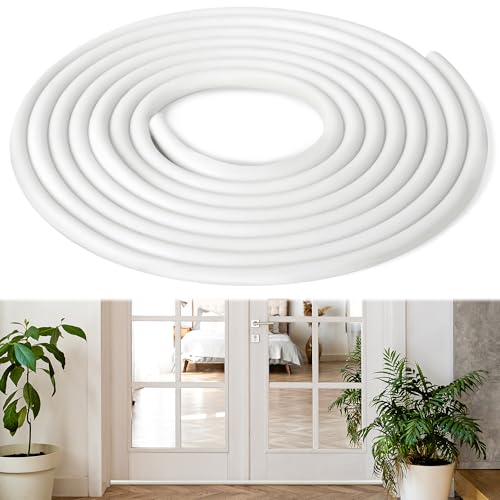 Image of U0U 3 /8 Inch Backer Rod,Foam Backer Rod Caulk Saver for Gaps and Joint Concrete Filling,10Ft White Concrete Expansion Joint Filler (3 /8inch*10 feet)