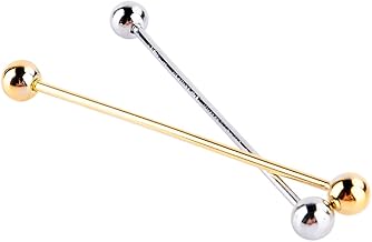 TOPINCN 2 Pieces Men's Gold Plated Tie Pin Necklace Bar Clip Pin Holder Clasp Brooch Pin Decorative Lapel Pin for Costume for Men Metal Brooch Ideal for