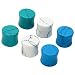 JOVIVI® 3pairs Gauge White Green Blue Howlite Turquoise Saddle Ear Plugs Stretcher Expander