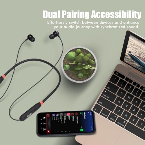 Image of Twezzy in-Ear Bluetooth Wireless Headphones with Mic, 10mm Drivers, Clear Calls, Dual Pairing, Fast Charging, Magnetic Buds, Voice Assist