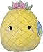 SQUISHMALLOW KellyToys – 20 cm – Lulu l’ananas – peluche super morbido – cuscino animale animale ripieno – regalo di compleanno
