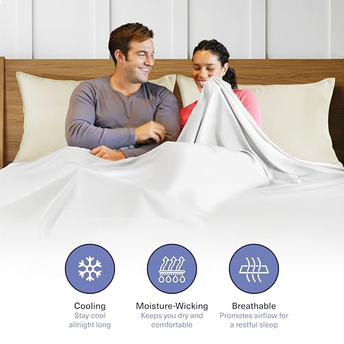 Kickoff Viscose Bamboo Pillowcase, Queen, Set of 2, 100% Organic Hidden Zippered Viscose Bamboo Pillow Case Queen Size, Cooling Pillow Cover for Hot Sleepers (20"x30" Buttercream) by Kickoff Home - Image 7
