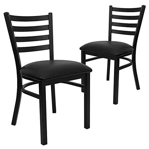 Modern Lightweight Ladder Back Chairs