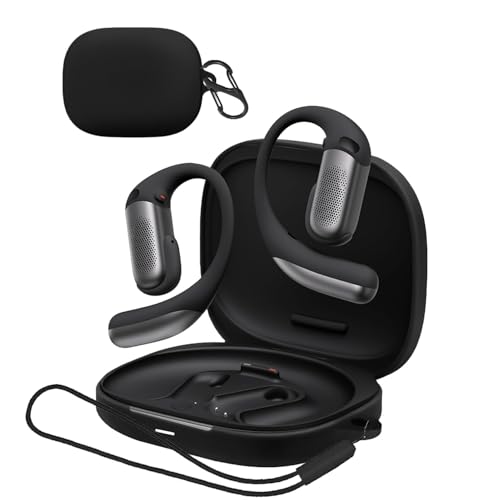 For Shokz OpenFit Pro �P�[�X �J�o�[�yBAOLINTX�z �֗� ���s �ی�J�o�[ �L�Y�h�~ �h�o �h�k �y�ʏ��^ �ی�P�[�X �����h�~ �w��h�~ �����h�~ Shokz OpenFit Pro �ی�P�[�X�i�u���b�N�j