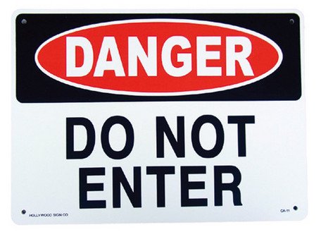 Amazon | USA sign サインボード DANGER DO NOT ENTER 危険 立入禁止 