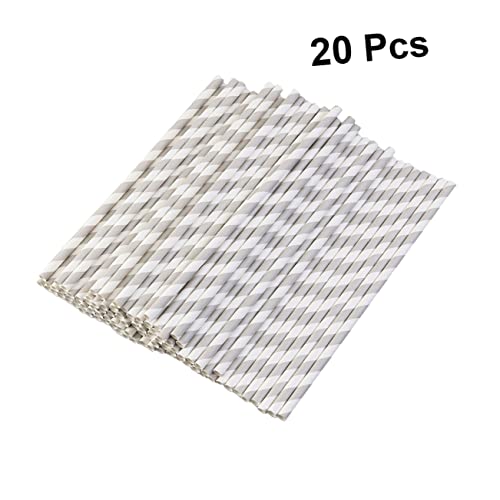 VALICLUD 200 pitillos desechables de papel gris miniatura 7