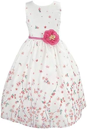 Pink Princess Toddler Easter Dresses for Girls, Baby Girls' Special Occasion Dresses, Vestidos para Niñas Elegantes Size Hot Pink