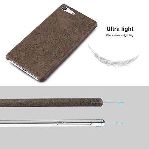Cadorabo Retro Fauxleather Slim Case for Sony Xperia M5 #TOP27