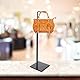 iplusmile Halter Rack Display - 2 Stück Verstellbarer Handtaschenständer - Edelstahl Handtasche Stahlständer für Tasche Hüte Brieftasche Requisiten