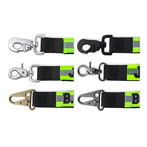 callie Personalized Firefighter Glove Strap with Name, Custom Reflective Fire Glove Holder Clip for Turnout Gear, Gift for Men Husband Dad - Image 7