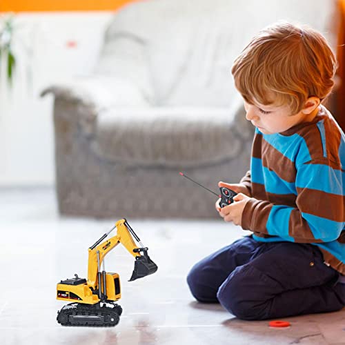 Escavadeira RC – construção brinquedo RC escavadeira, trator construção escavadeira controle remoto