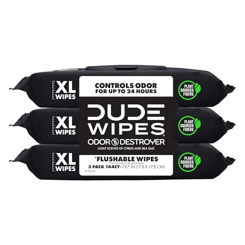 DUDE Wipes Odor Destroyer