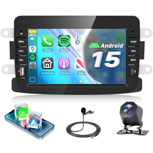 【4+64G】 Hodozzy Carplay Autoradio für Renault Captur Dacia Sandero Duster