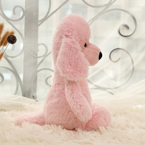 Ruzucoda Plush Poodle Puppy Stuffed Animals Toys Pink Dog Dolls Gifts for Kids Boys Girls 12 Inches by Ruzucoda - Used condition - Image 3