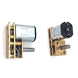  Petit moteur électrique Moteur d\'engrenage à réglage fin-finir électrique DC 12V 60 / 100/150/200/300/400 / 500RPM N20 N20 Moteur de réduction des engrenages, utilisé for le moteur de réduction de voi