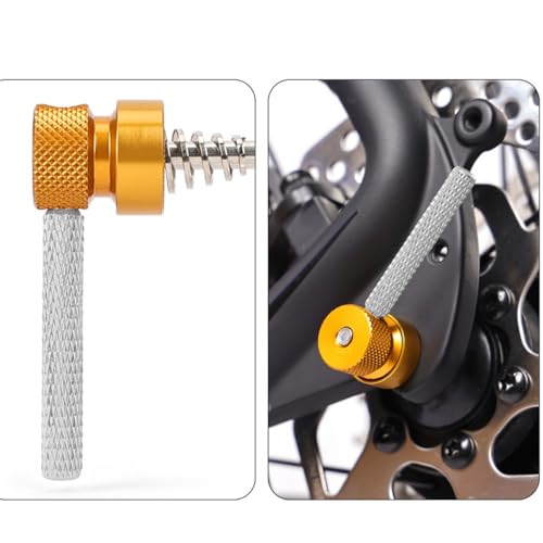 HOUSON Anti-Theft Quick Release Skewer for MTB/Road Bikes - Universal 155mm/115mm Aluminum Axle with Removable Lever | Stainless Steel Core + IPX5 Corrosion Protection