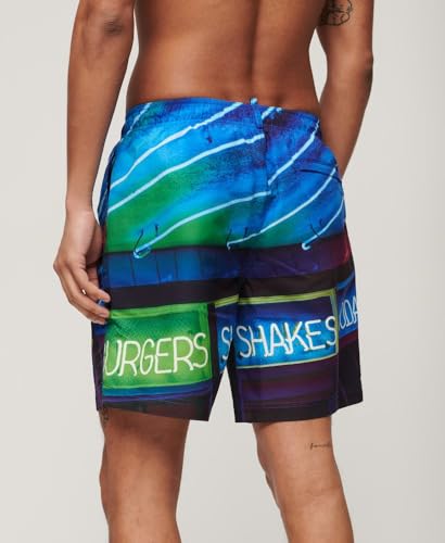 Maillots de bain Superdry Short de bain photographique recyclé de 17 pouces EU - vue 3