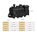 FytStycale Difusor de Aceites Esenciales Humidificador de Niebla Fría Purificador de Aire Portátil Y Luz Ambiental con Estilo de Tren Clásico Adecuado para Baño Imagen de FytStycale Difusor de Aceites Esenciales Humidificador de Niebla Fría Purificador de Aire Portátil Y Luz Ambiental con Estilo de Tren Clásico Adecuado para Baño