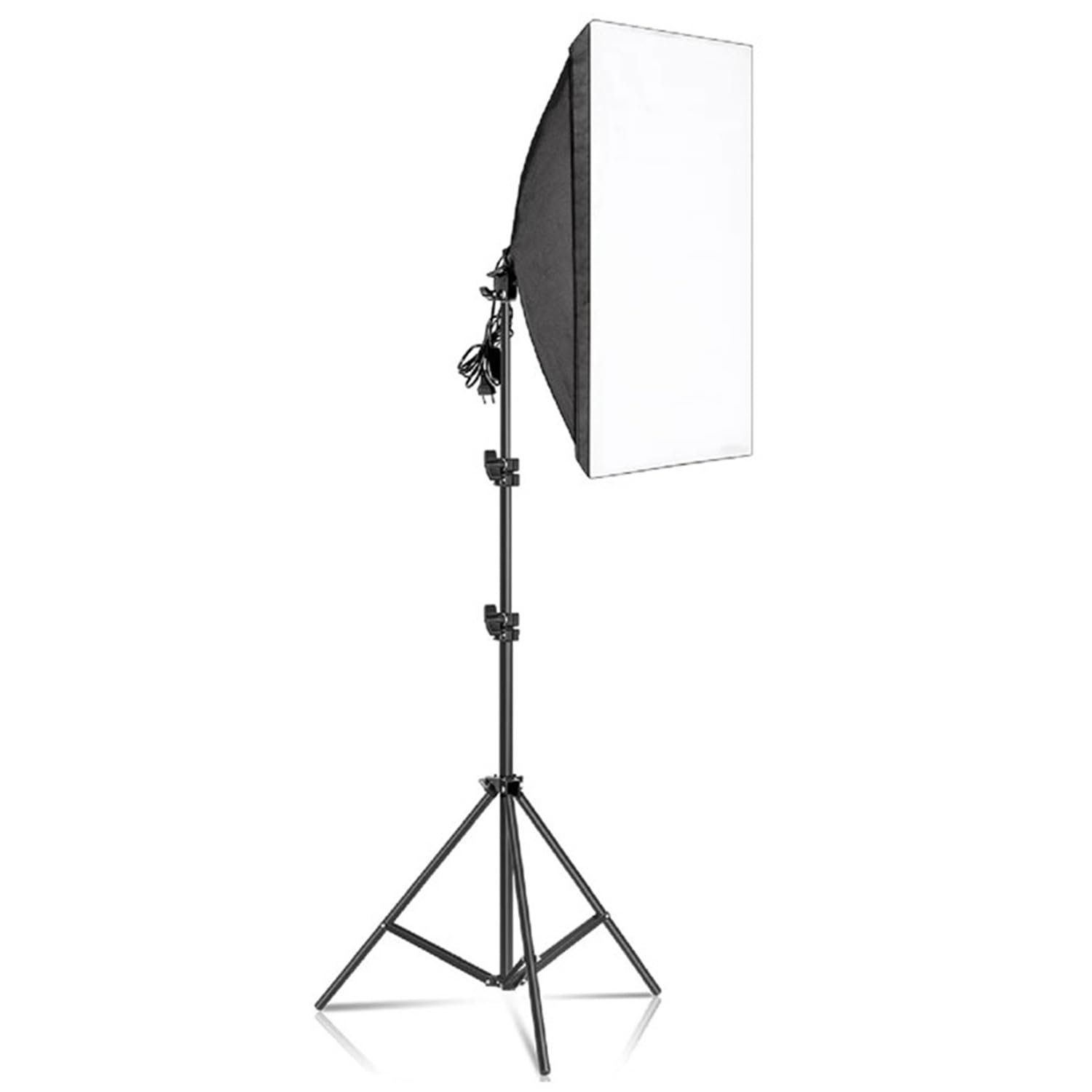 Softbox P/Luz Iluminação Contínua Soquete E27 + Tripé 2,1m