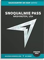 Snoqualmie Pass, WA Topographic Ski Map 1734176105 Book Cover