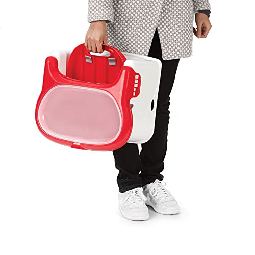 Cadeira Alimentação Bebê Portátil Dobrável Mila Infanti Vermelha