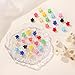 choicbaby 80PCS Baby Hair Clips for Girls 16 Different Variety of Colors Cute Baby Hair Accessories Mini Flower Hair Clip for Infant Fine Hair