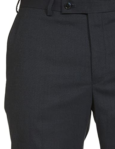 Image of Park Avenue 0 Men's PLEATLESS Smart FIT Dark Blue Formal Trouser
