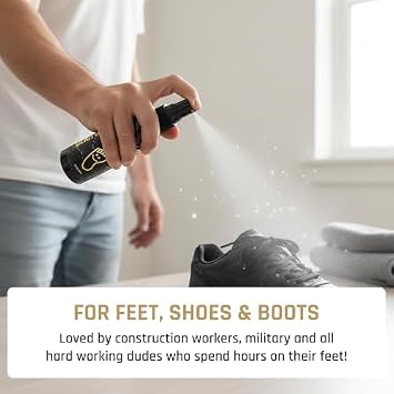 Derm Dude Foot Rescue Bundle | Coconut Rush Holy Foot Cream 4oz + Mint Scent Foot & Shoe Deodorizer Spray 2oz | Moisturizer for Dry Cracked Feet & Odor Control Spray with DeoPlex, Aloe, Tea Tree