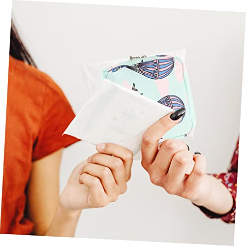 8 unidades Bolsa de armazenamento de toalhas da tia Bolsa de tapete Bolsa de absorvente higiênico de