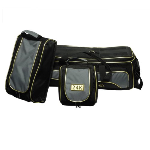 Pyramid Path Triple Tote Roller Plus Bowling Bag with Detachable Shoe Bag (Fits US Mens Size 15), Accessory and Side Pocket, Lightweight Travel Design3