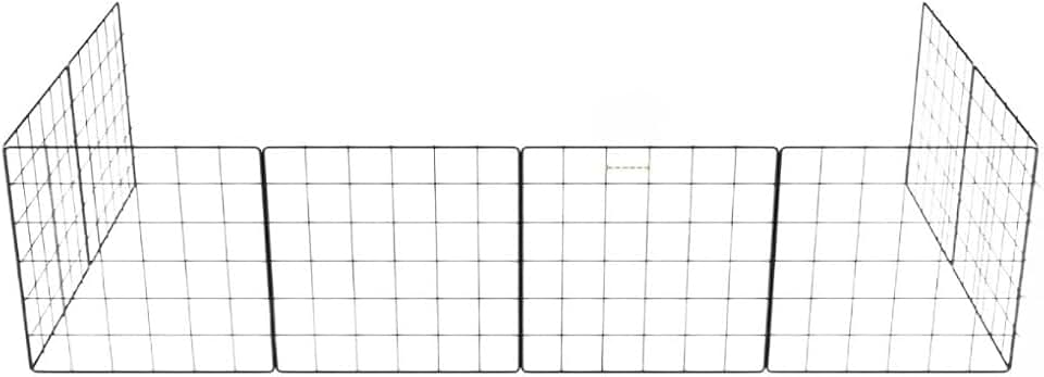 Módulo 30X30 Tela Preta Cercadinho Segurança Pet Portátil Tartaruga Coelho (10 TELAS 30X30)