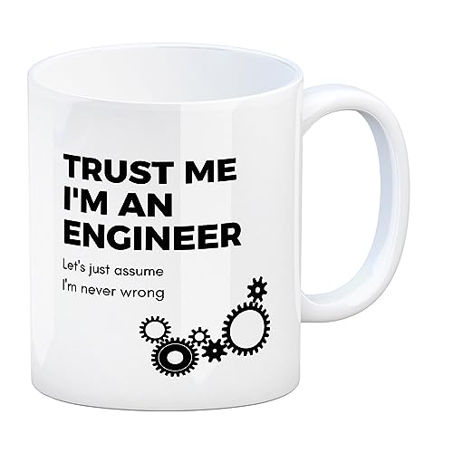 speecheese Trust me I'm an engineer Kaffeebecher schöne Kaffeetasse als Geschenk für Ingenieure