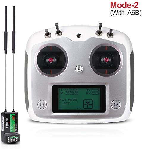 Xiangtat Flysky Fs-I6S 2.4G 10Ch Afhds 2A Mode 2 (Left Hand Throttle) Transmitter With Fs-Ia6B Receiver For Rc Quadcopter Multirotor Drone Airplane #TOP7