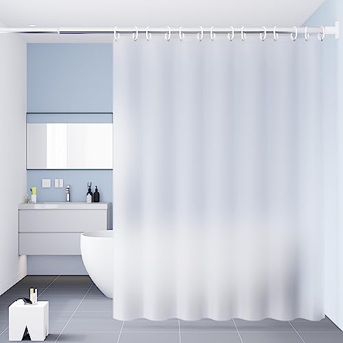 Beydodo Shower Curtain Liner Semi Transparent, Peva Shower Curtains for Bathroom 48x80 inch Western Decor Shower Curtain Semi-Transparent