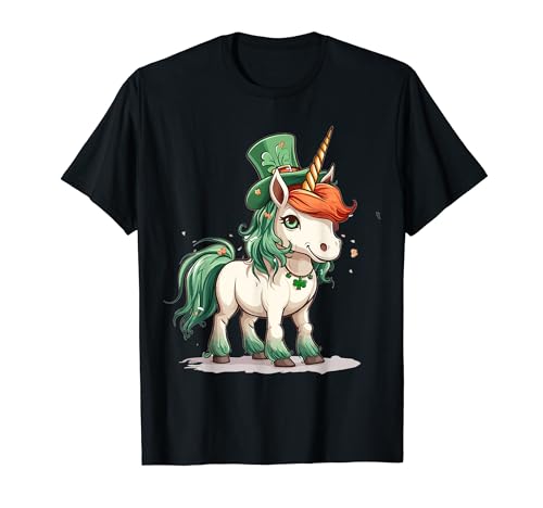 Divertente teschio di zucchero Happy St Patricks Day Leprechaun Maglietta