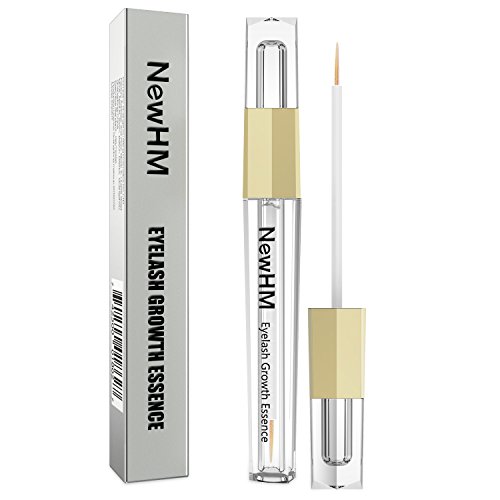 Eyelash Growth Serum NewHM Natural Eyelash Enhancers & Eyebrow Growth Serum for Longer, Luscious Lashes (5ml)