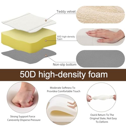 Coussin de siège antidérapant en fourrure Cush, l'excellence du confort