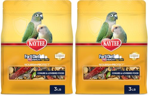 Kaytee Forti-Diet Pro Health Egg-Cite Pet Conure & Lovebird Food,3 Pound,(Pack of 2) - image 1
