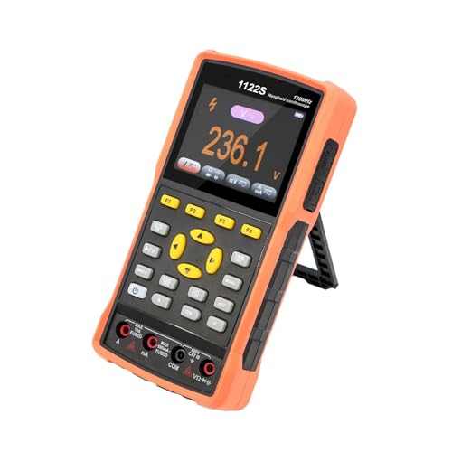 Osciloscopio, 1122S Upgrade 3 in 1 Handheld Oscilloscope, 50MHz Dual Channel Multimeter & Scope