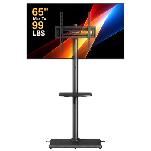 Image of Perlegear Standing Floor TV Stand for 32-65 inch TVs up to 99 lbs