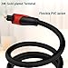 Optical Audio Cable 10 FT, Digital Audio Fiber Optic Cable Toslink, Flexible Jacket, Compatible with Home Theater, Sound Bar, PS4, Xbox, TV and More
