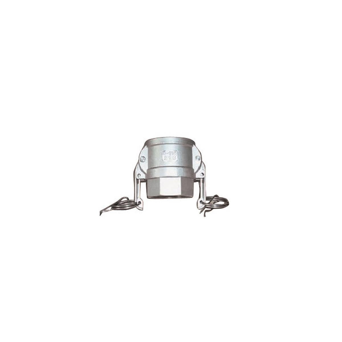 Raccord camlock femelle - filetage femelle BSP en aluminium - Type D - Ø A: 1''1/2____Ø B: 1''1/2