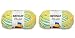 Produktbild Bernat BBB5242 Blanket Brights-Packs of 2 Balls-300g Each Ball-Lemonade Varg, 402 Meter