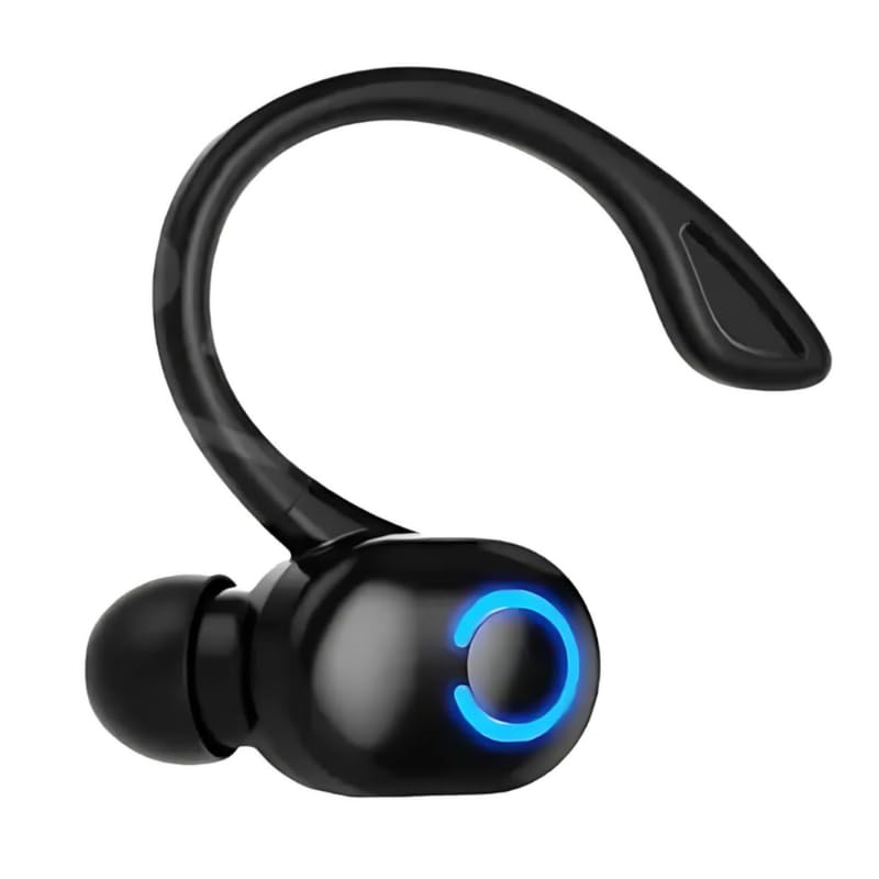 Drumstone 𝟏𝟓 𝐘𝐞𝐚𝐫 𝐋𝐨𝐧𝐠 𝐋𝐢𝐟𝐞 𝐖𝐚𝐫𝐫𝐚𝐧𝐭𝐲 Supermini Mono Wireless Bluetooth Headset with Mic, Bluetooth 5.1 Single Ear Earbud, Noise Reduction, Lightweight Ear Hook for Business-picture-20