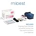 mibest OLED Finger Pulse Oximeter, O2 Meter, Dual Color White/Pink
