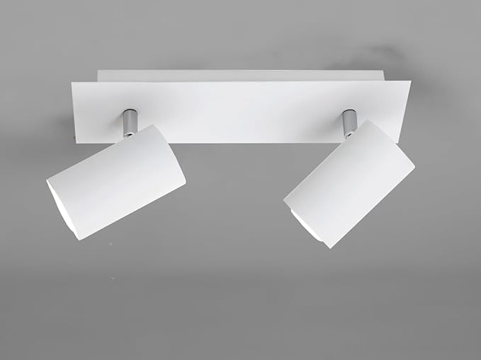 TRIO LIGHTING FOR YOU Trio Leuchten 802400201 Balken, Wit Mat 9 x 30 x 15 cm, Spotbalken 2 Lampen, Exclusief 2xGU10 Gloeilampen photo 3