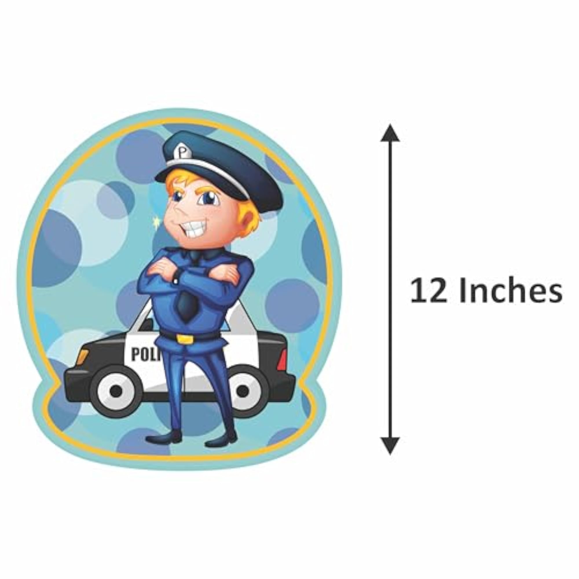 Police Theme Posters for Birthday Decorations